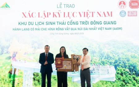 Chiêm ngưỡng Hành lang có mái che hình rồng vắt qua núi dài nhất Việt Nam